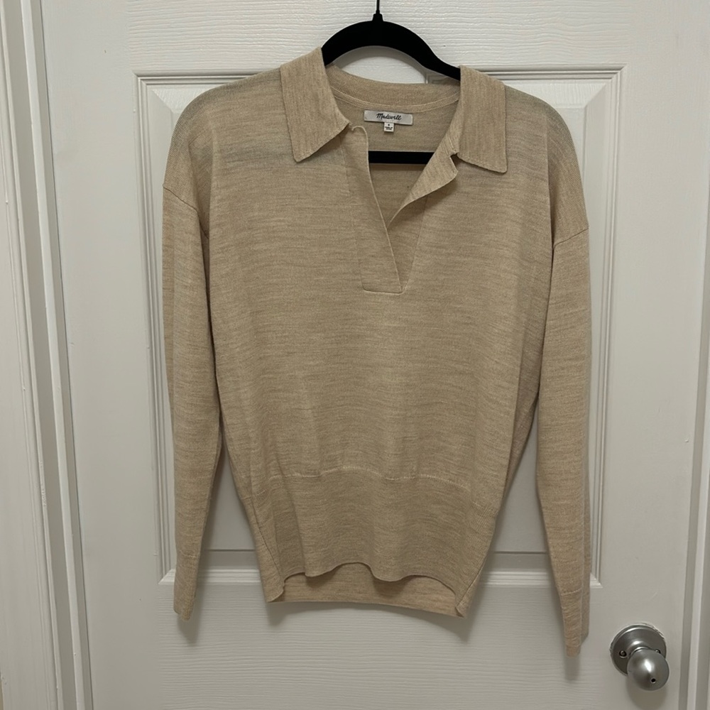 Madewell collared sweater
